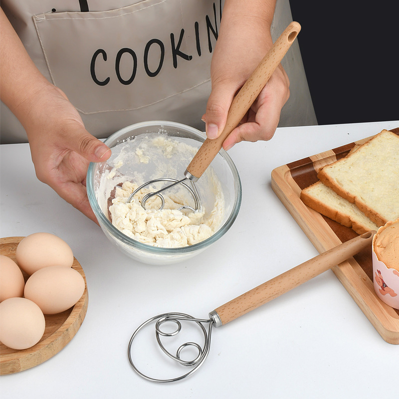 Danish Pancake Pan - Batedor de Massa de Aço Inoxidável