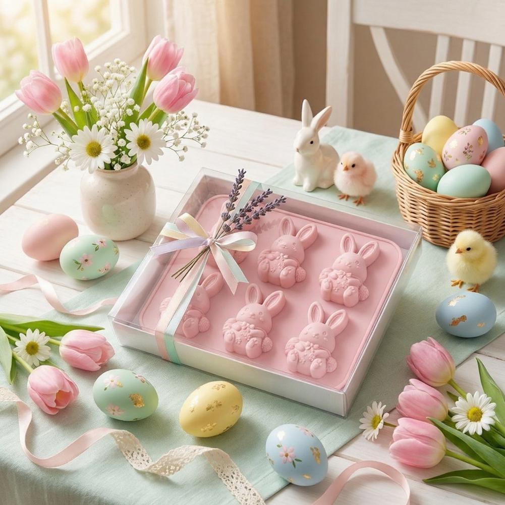 Bunny Cake Mold - Forma de Gelo de Páscoa, Conjunto