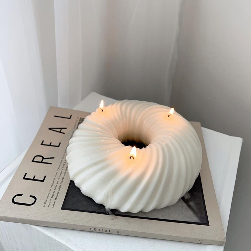 Donut Mold Silicone - Molde de vela de silicone 3d