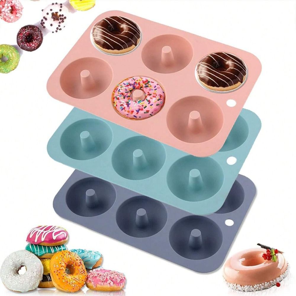 Donut Mold Silicone - Novo Molde de Silicone para Donuts