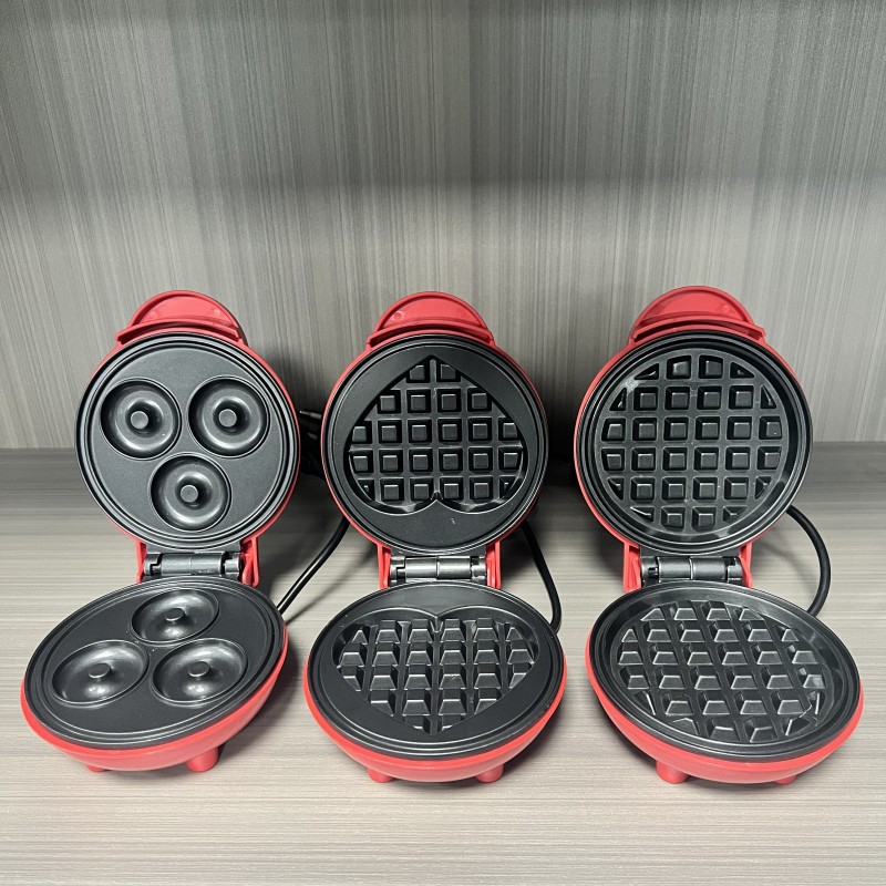 Mini Pancake Griddle - Máquina de Waffle Mini Multifuncional em