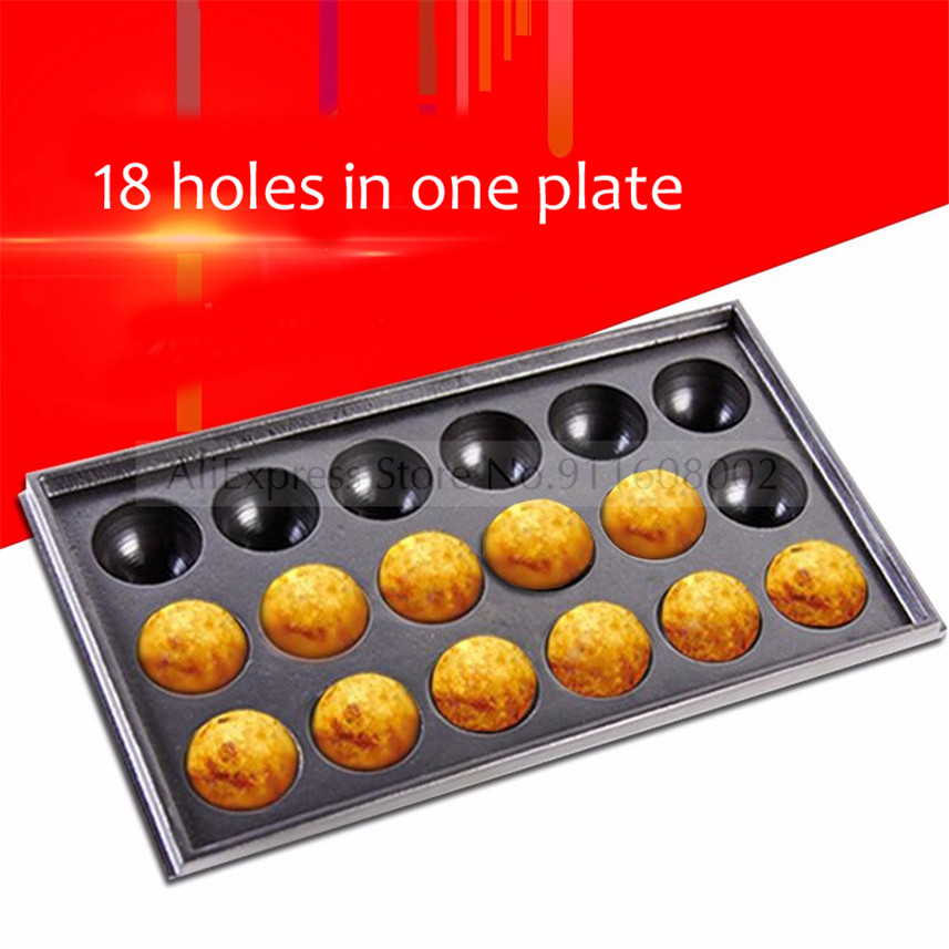 Takoyaki Grill Plate - 1 peça de polvo bolas placa