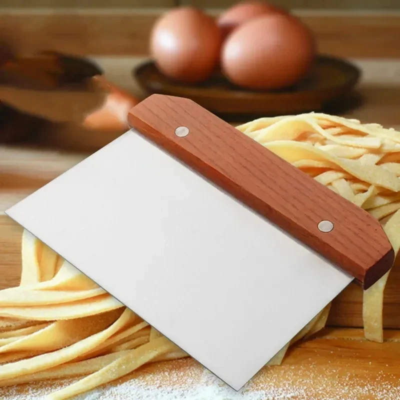 Okonomiyaki Spatula - Cortadores pastosos de aço inoxidável, faca