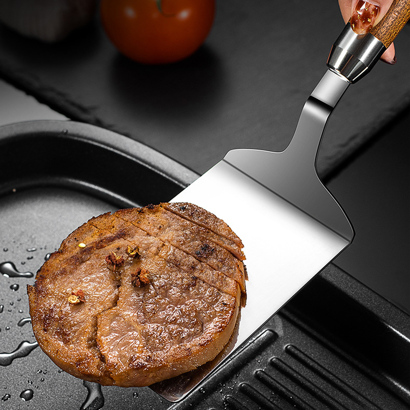 Espátula de bife de aço inoxid - Okonomiyaki Spatula avaliação e preço