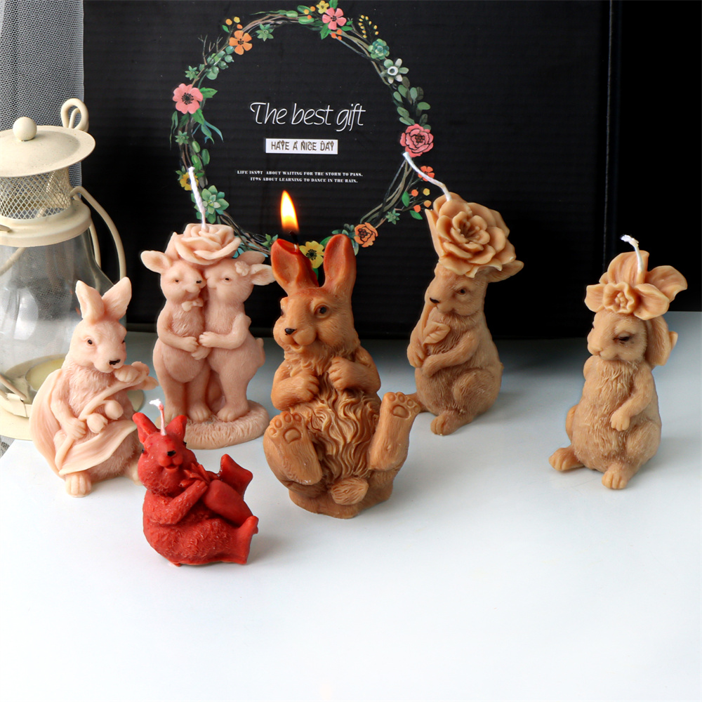 3d flor coelho vela molde de s - Bunny Cake Mold avaliação e preço