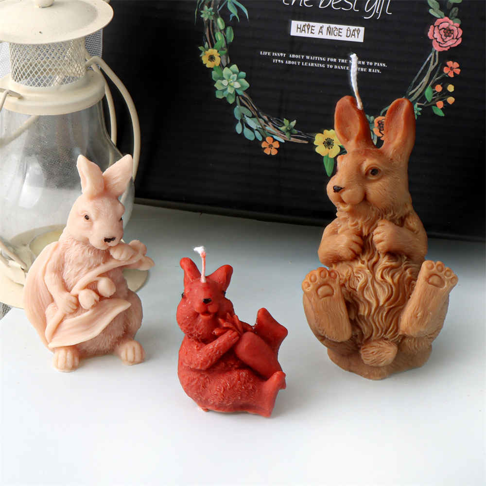 3d flor coelho vela molde de s - Bunny Cake Mold avaliação e preço