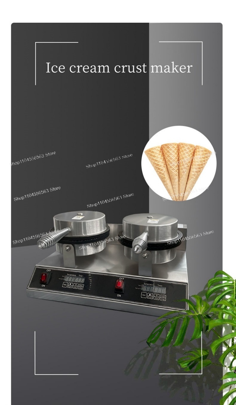 Máquina de fazer sorvete e waf - Waffle Cone Maker avaliação e preço